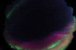 Sample auroral image