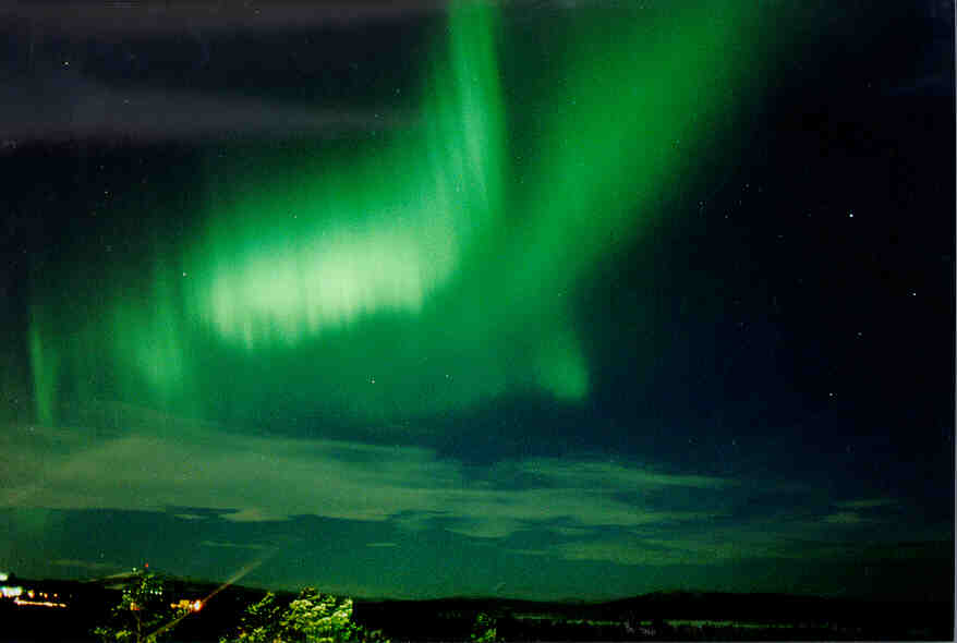 aurora over Kiruna