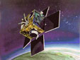 Picture of the Astrid-1 satellite