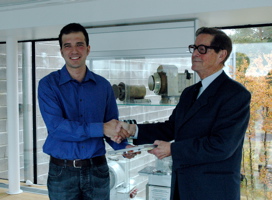 Thomas Ott and Prof. Bengt Hultqvist