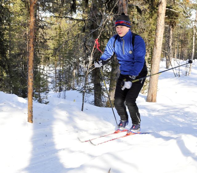 Leif Kalla i full fart 090325