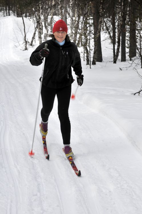 Elisabet Goth skidar 100322